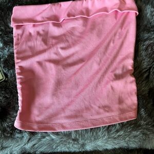 Pink tube top